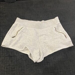Aerie Light Gray Knit Shorts
